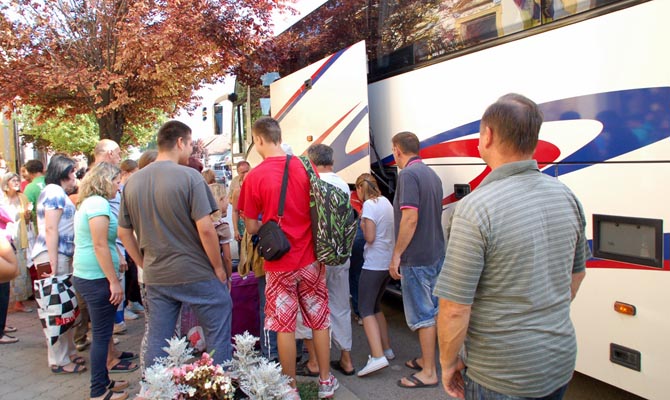 Megérkeztek a diákok Baošićból képek